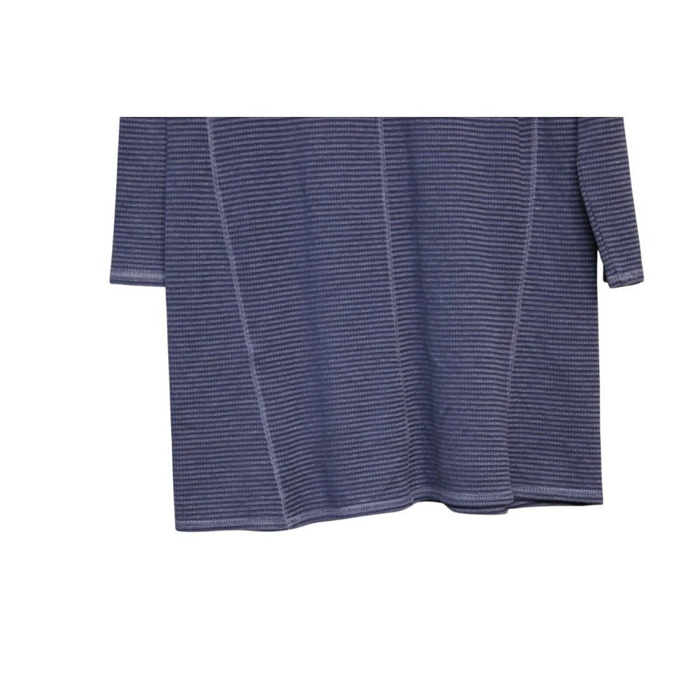 J Jill Sweater Dress Size Small Long Sleeve Blue Striped Cotton Casual Boho - Picture 12 of 13